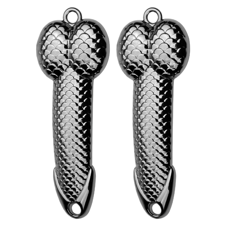 10 PCS Metal Scale Sequins Simulation Fishing Lure, Specification: 28g(Lead Black Without Hook)
10 PCS Metal Scale Sequins Simulation Fishing Lure, Specification: 28g(Lead Black Without Hook)