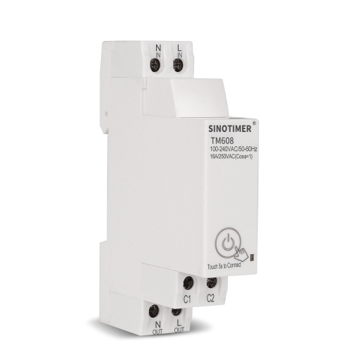 SINOTIMER TM608 Smart WiFi Single-Phase Power Meter Mobile App Home Rail Meter 16A 100-240V
SINOTIMER TM608 Smart WiFi Single-Phase Power Meter Mobile App Home Rail Meter 16A 100-240V