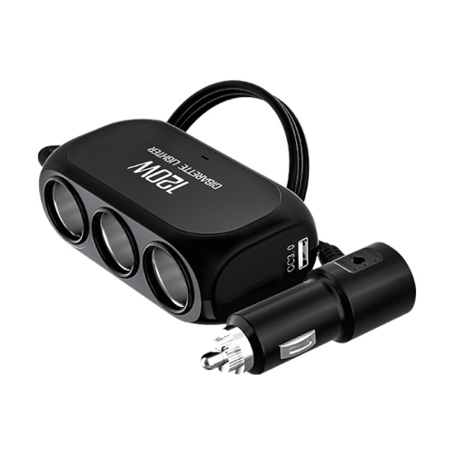 2 PCS Dual USB + Type-C / USB-C 3 Hole Cigarette Lighter Car Charger, Style: Standar Version(Black)
2 PCS Dual USB + Type-C / USB-C 3 Hole Cigarette Lighter Car Charger, Style: Standar Version(Black)