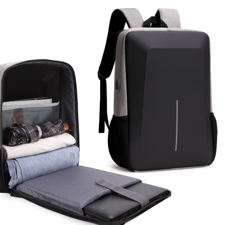 Hard Shell Backpack Alloy Frame Anti-Theft Computer Bag For Men, Color: 8001-J Gray
Hard Shell Backpack Alloy Frame Anti-Theft Computer Bag For Men, Color: 8001-J Gray