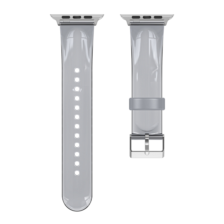 TPU Fuel Injection Watch Band For Apple Watch Series 7 45mm /6&SE&5&4 44mm /3&2&1 42mm(Transparent Gray)
TPU Fuel Injection Watch Band For Apple Watch Series 7 45mm /6&SE&5&4 44mm /3&2&1 42mm(Transparent Gray)