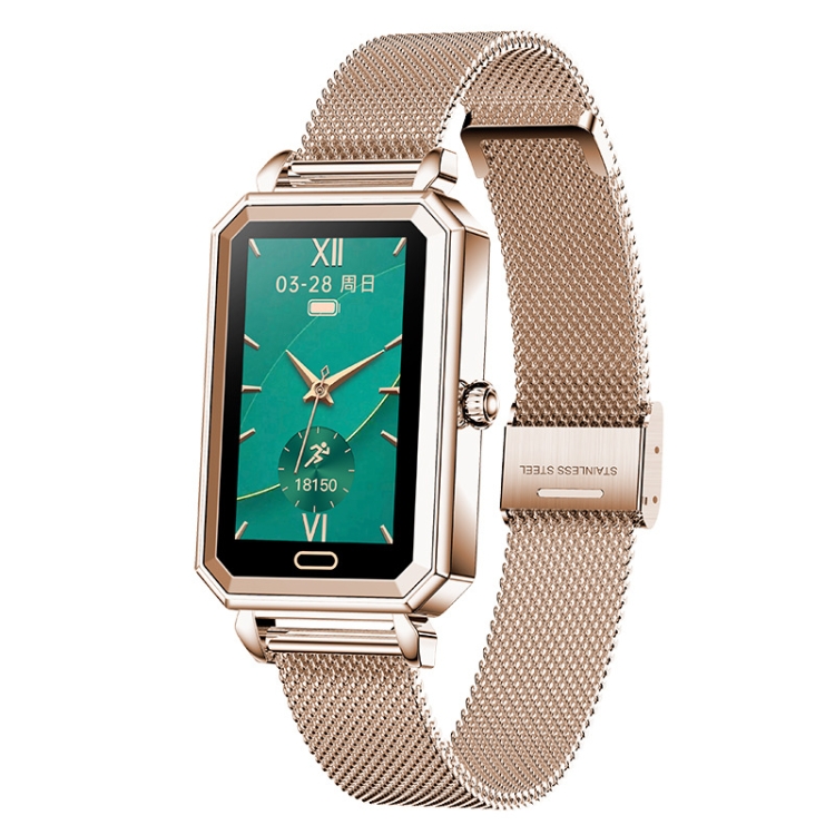 LOANIY HT2 1.28 Inch Heart Rate Detection Pedometer Smart Watch, Color: Gold Steel
LOANIY HT2 1.28 Inch Heart Rate Detection Pedometer Smart Watch, Color: Gold Steel