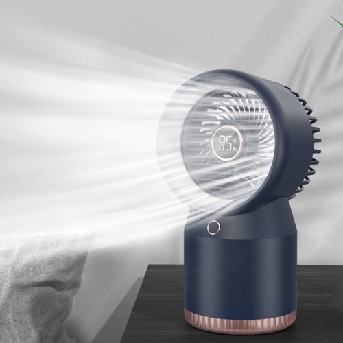 Spray Humidified LED Digital Display Office Home Fan, Style: 3600mAh Rechargeable(Blue)
Spray Humidified LED Digital Display Office Home Fan, Style: 3600mAh Rechargeable(Blue)