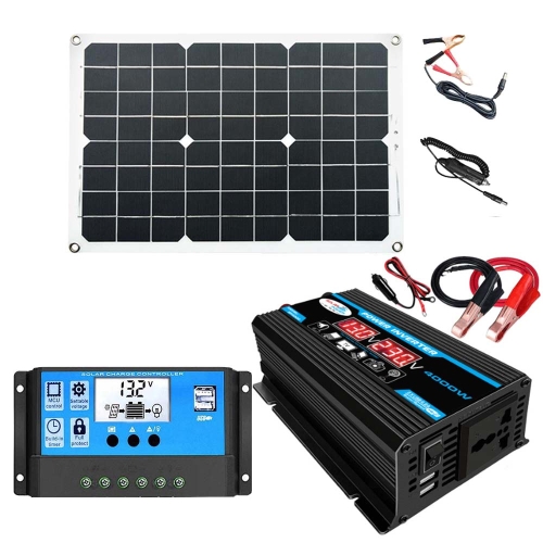 Solar Power System Inverter 30A Controller+18W 12V Solar Panel, Specification: Black 12V To 220V
Solar Power System Inverter 30A Controller+18W 12V Solar Panel, Specification: Black 12V To 220V