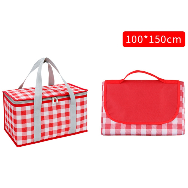 JY2209 Camping Moistureproof Portable Picnic Basket Set, Spec: Red White+150x100cm
JY2209 Camping Moistureproof Portable Picnic Basket Set, Spec: Red White+150x100cm