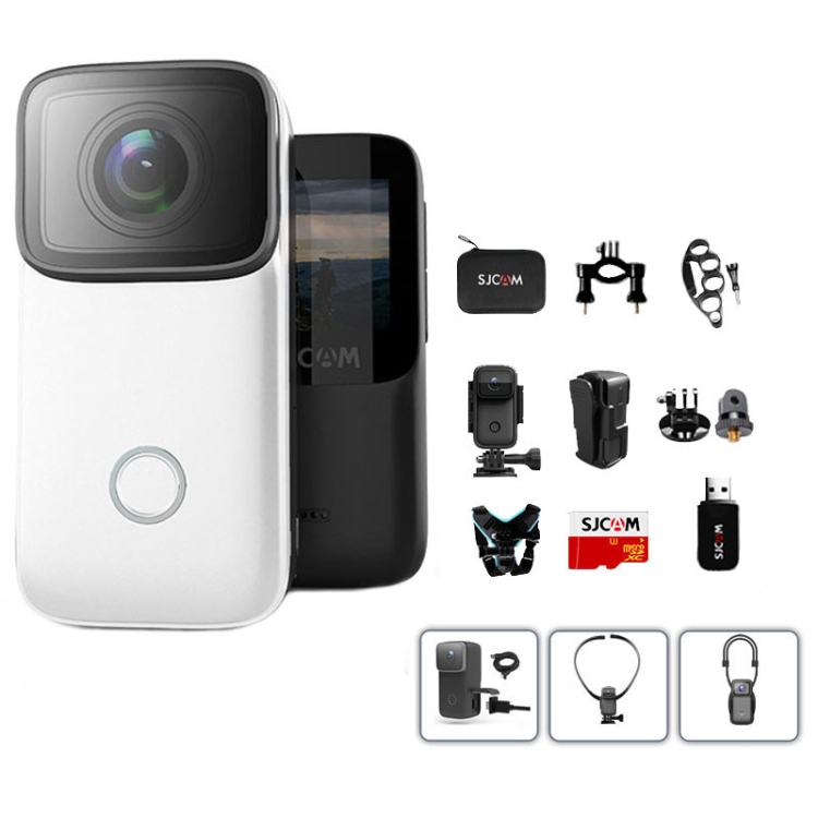 C200 4K Face Recognition WIFI Anti-Shake Outdoor Cycling Waterproof Sports Camera(White Set)
C200 4K Face Recognition WIFI Anti-Shake Outdoor Cycling Waterproof Sports Camera(White Set)