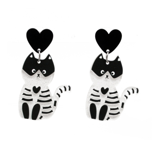 4 Pairs Halloween Acrylic Earrings Personality Festive Jewelry, Style: E000164 White Cat
4 Pairs Halloween Acrylic Earrings Personality Festive Jewelry, Style: E000164 White Cat
