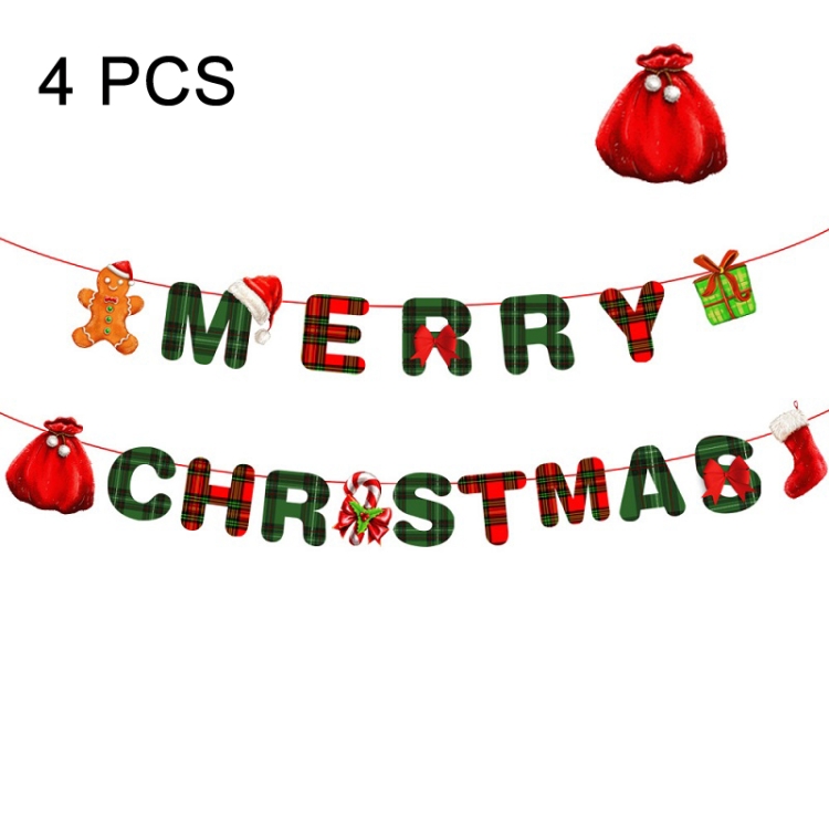 4 PCS Christmas Paper Cartoon Pulling Flag Holiday Party Decorations, Model: HL-SDLQ21-027
4 PCS Christmas Paper Cartoon Pulling Flag Holiday Party Decorations, Model: HL-SDLQ21-027