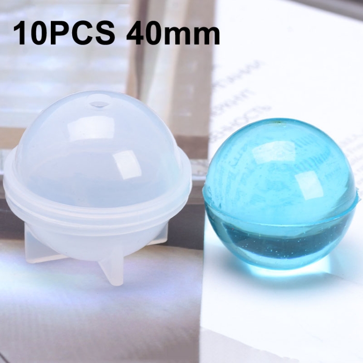 10 PCS 40mm Crystal Epoxy Ball Silicone Mould DIY Handmade Jewelry Sphere Making Mould
10 PCS 40mm Crystal Epoxy Ball Silicone Mould DIY Handmade Jewelry Sphere Making Mould