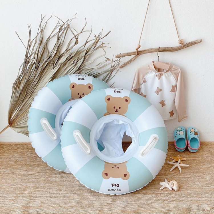 Children Adult Cartoon Inflatable Swimming Ring, Pattern: Blue White Striped Bear
Children Adult Cartoon Inflatable Swimming Ring, Pattern: Blue White Striped Bear