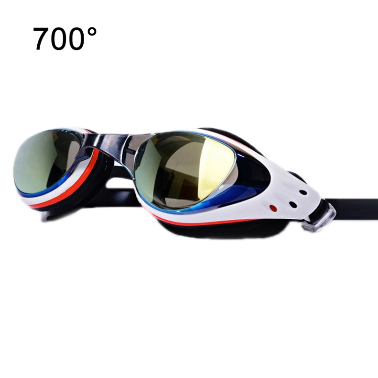 WAVE Electroplating HD Anti-fog Myopia Swimming Glasses, Color: Blue Black 700 Degree
WAVE Electroplating HD Anti-fog Myopia Swimming Glasses, Color: Blue Black 700 Degree