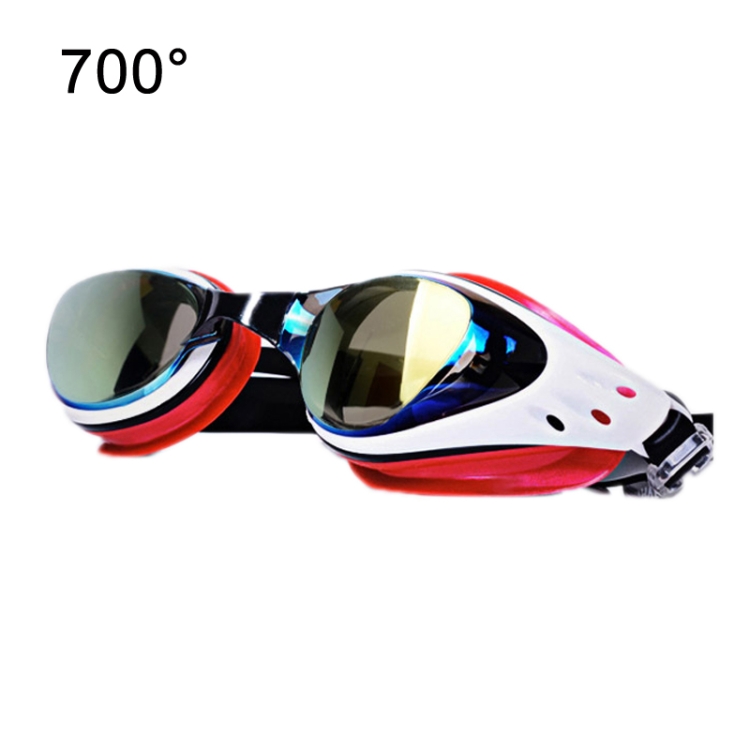 WAVE Electroplating HD Anti-fog Myopia Swimming Glasses, Color: Blue Red 700 Degree
WAVE Electroplating HD Anti-fog Myopia Swimming Glasses, Color: Blue Red 700 Degree