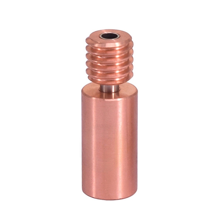 3D Printer Parts Metal Copper Alloy High Temperature Resistance E3D V6 Laryngeal Tube(Smooth)
3D Printer Parts Metal Copper Alloy High Temperature Resistance E3D V6 Laryngeal Tube(Smooth)