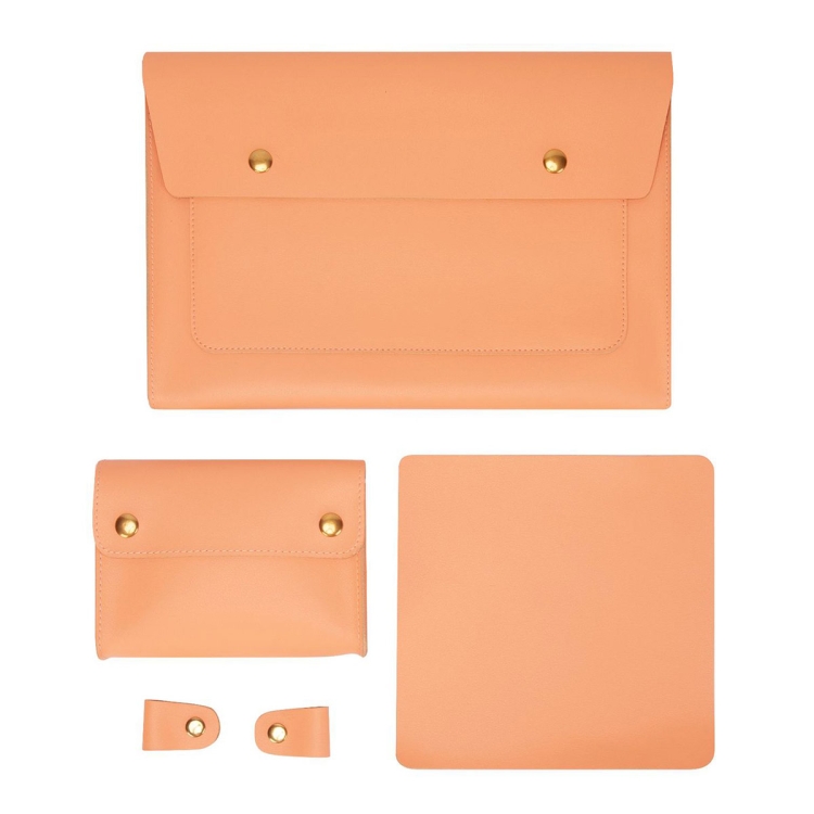 S178 3 In 1 Leather Waterproof Laptop Liner Bag, Size: 13 inches(Honeydet Oranges)
S178 3 In 1 Leather Waterproof Laptop Liner Bag, Size: 13 inches(Honeydet Oranges)