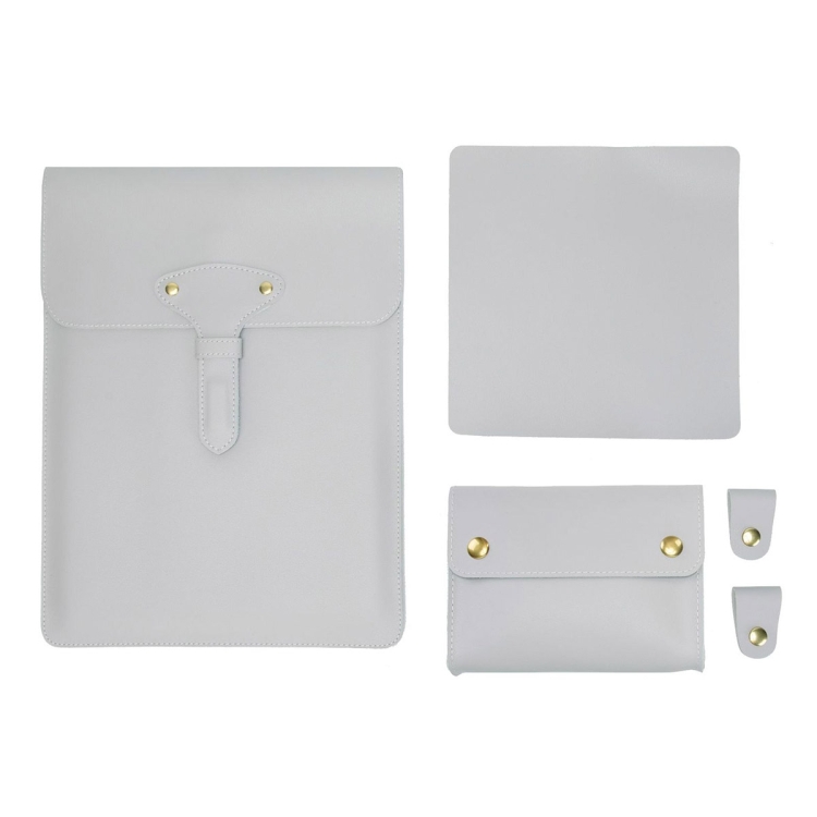 S177 3 In 1 Leather Waterproof Laptop Liner Bags, Size: 15 inches(Light Grey)
S177 3 In 1 Leather Waterproof Laptop Liner Bags, Size: 15 inches(Light Grey)