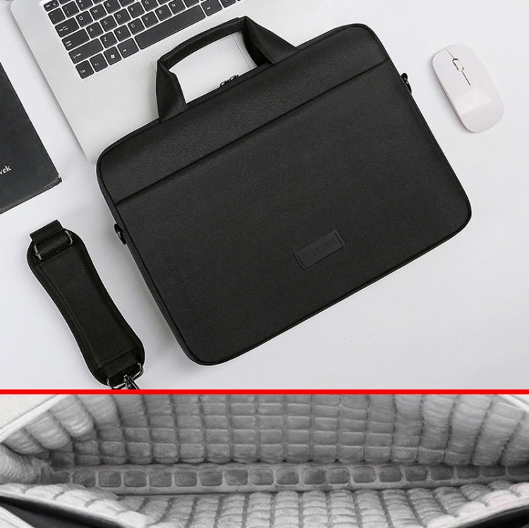 DSMREN Nylon Laptop Handbag Shoulder Bag,Model: 285 Air Cushion Black, Size: 14 Inch
DSMREN Nylon Laptop Handbag Shoulder Bag,Model: 285 Air Cushion Black, Size: 14 Inch