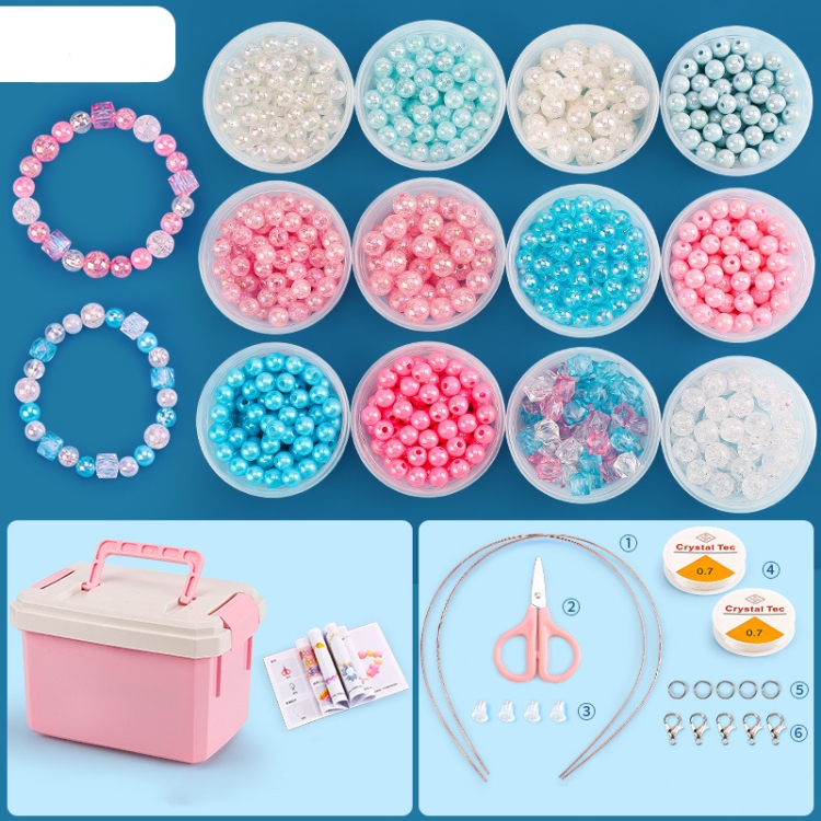 Beaded Educational Toys DIY Jewelry Material Set For Children 12 Cups of Ice Pink Dreams
Beaded Educational Toys DIY Jewelry Material Set For Children 12 Cups of Ice Pink Dreams