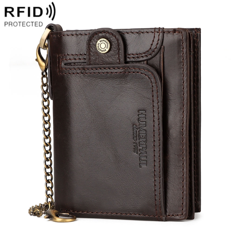HUMERPAUL BP950 RFID Anti-Magnetic Men Wallet Large Capacity Multi-Card Solt Pocket(Brown)
HUMERPAUL BP950 RFID Anti-Magnetic Men Wallet Large Capacity Multi-Card Solt Pocket(Brown)
