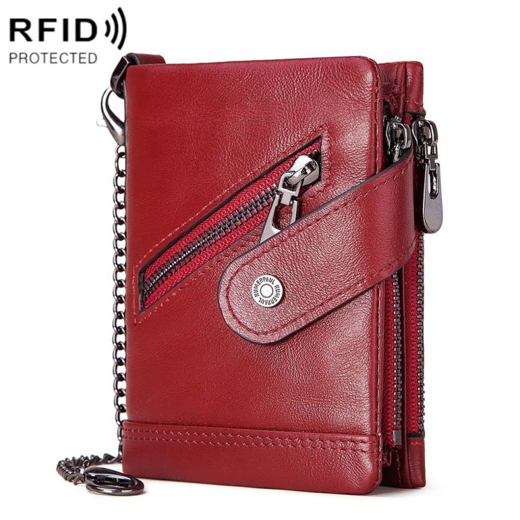 HUMERPAUL BP930 RFID Men Double Zipper Anti-Magnetic Anti-Theft Brush Wallet(Red)
HUMERPAUL BP930 RFID Men Double Zipper Anti-Magnetic Anti-Theft Brush Wallet(Red)