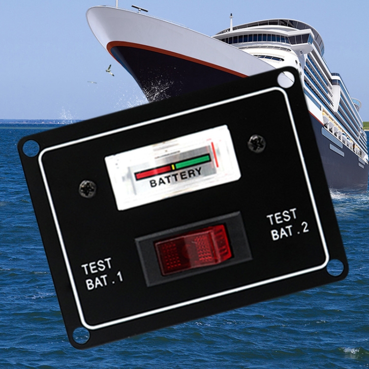 AOS3044 Marine Dual Battery Tester Pointer Voltmeter 
AOS3044 Marine Dual Battery Tester Pointer Voltmeter