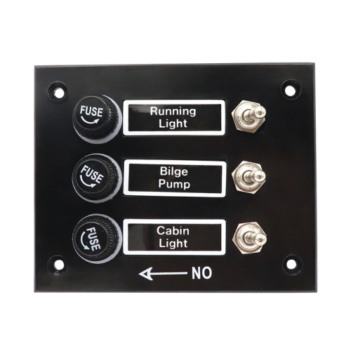 3 Groups Shake Switch AOS3045 Switch Panel Marine Retrofit Each With Independent Fuse Protection
3 Groups Shake Switch AOS3045 Switch Panel Marine Retrofit Each With Independent Fuse Protection