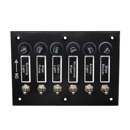 6 Groups Shake Switch AOS3045 Switch Panel Marine Retrofit Each With Independent Fuse Protection
6 Groups Shake Switch AOS3045 Switch Panel Marine Retrofit Each With Independent Fuse Protection