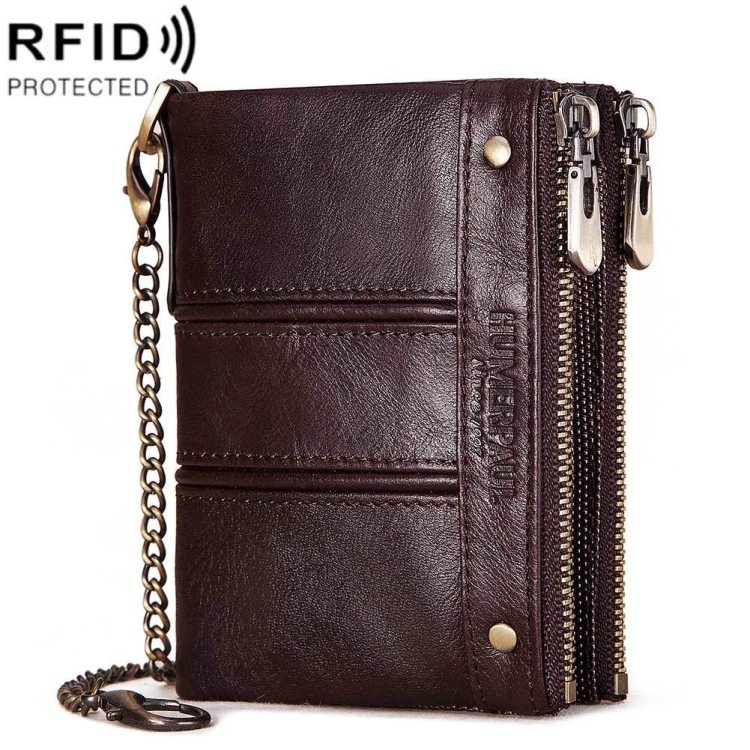 HUMERPAULBP926 RFID Anti-Magnetic Wallet Men Double Zipper Coin Purse(Brown)
HUMERPAULBP926 RFID Anti-Magnetic Wallet Men Double Zipper Coin Purse(Brown)