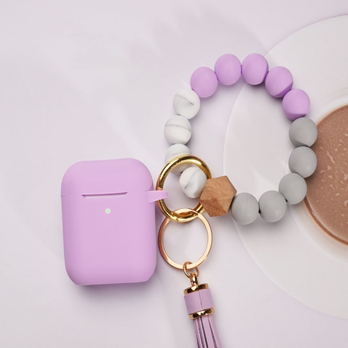 For Airpods Tassel Beaded Bracelet Earphone Case, Color: Light Purple Bead+Cover
For Airpods Tassel Beaded Bracelet Earphone Case, Color: Light Purple Bead+Cover