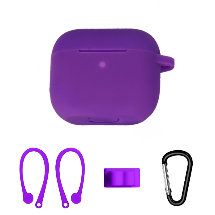 Bluetooth Earphone Silicone Cover Set For AirPods 3, Color: Ear Hanging Set Purple
Bluetooth Earphone Silicone Cover Set For AirPods 3, Color: Ear Hanging Set Purple