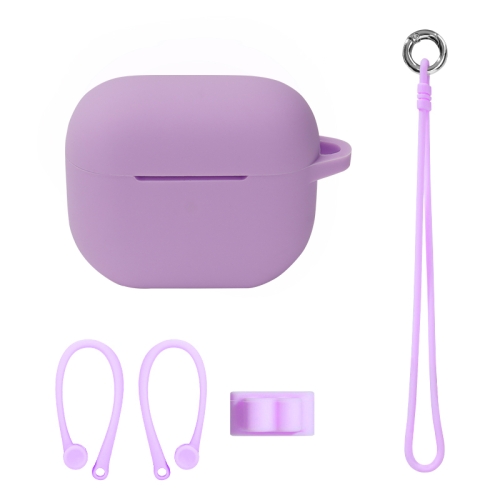 Bluetooth Earphone Silicone Cover Set For AirPods 3, Color: Hand Rope Set Light Purple
Bluetooth Earphone Silicone Cover Set For AirPods 3, Color: Hand Rope Set Light Purple