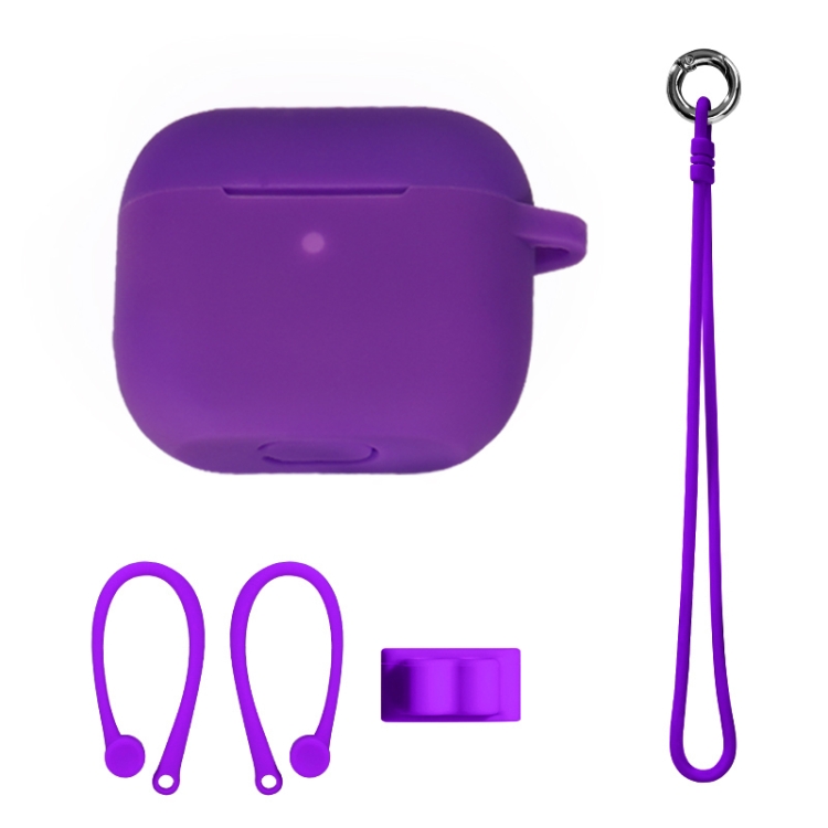 Bluetooth Earphone Silicone Cover Set For AirPods 3, Color: Hand Rope Set Purple
Bluetooth Earphone Silicone Cover Set For AirPods 3, Color: Hand Rope Set Purple