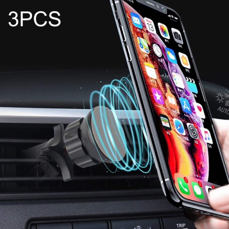 3PCS Car Multi-function Navigation Air Outlet Magnetic Suction Phone Bracket Clip(Black)
3PCS Car Multi-function Navigation Air Outlet Magnetic Suction Phone Bracket Clip(Black)