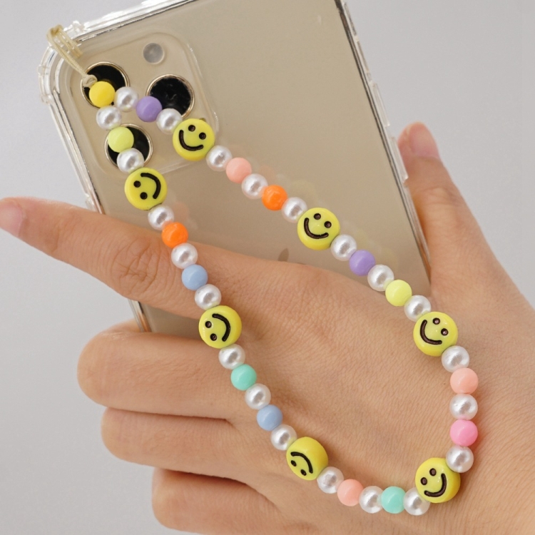 Imitation Pearl Mobile Phone Chain Smiley Beaded Soft Pottery Love Mobile Phone Chain(Qt-k210095b)
Imitation Pearl Mobile Phone Chain Smiley Beaded Soft Pottery Love Mobile Phone Chain(Qt-k210095b)