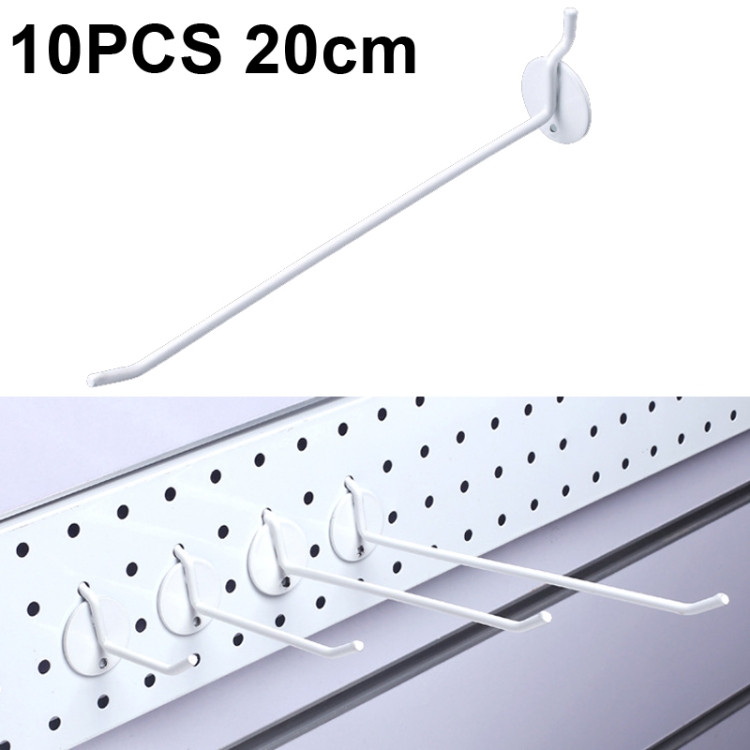 10 PCS Jewelry Accessories Display Orifice Plate Spray Hook, Length: 20cm(White)
10 PCS Jewelry Accessories Display Orifice Plate Spray Hook, Length: 20cm(White)