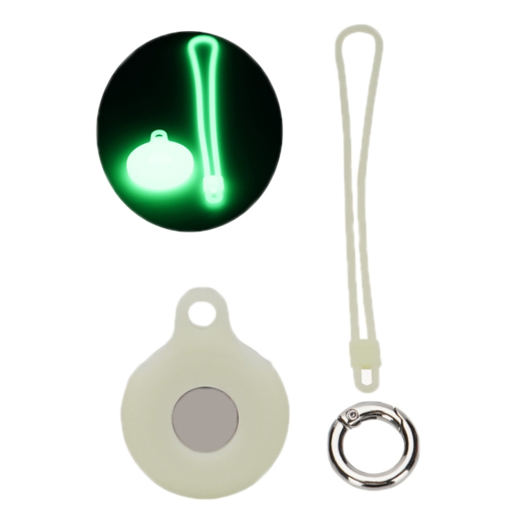 Locator Storage Silicone Cover With Hand Strap For AirTag, Color: Luminous Green
Locator Storage Silicone Cover With Hand Strap For AirTag, Color: Luminous Green