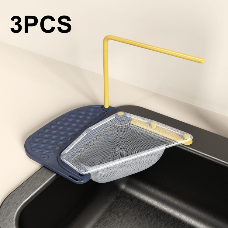 3 PCS JM055 Kitchen Sink Drain Grid Frame Triangular Sink Standing Rack(Blue Yellow)
3 PCS JM055 Kitchen Sink Drain Grid Frame Triangular Sink Standing Rack(Blue Yellow)