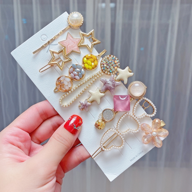 8PCS/Set Pink Cherry Alloy Colorful Hairpin Headgear Pearl Rhinestone Clip Set
8PCS/Set Pink Cherry Alloy Colorful Hairpin Headgear Pearl Rhinestone Clip Set