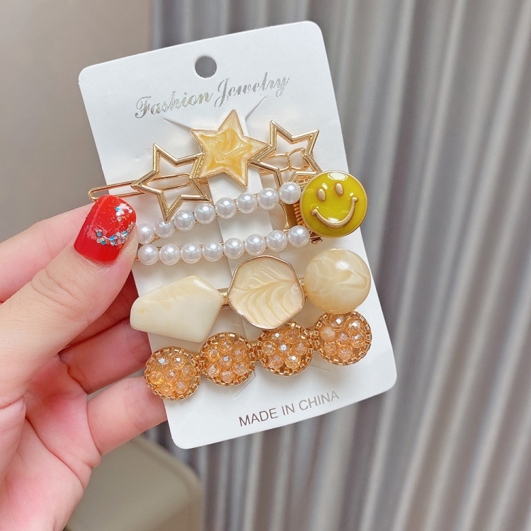 4PCS/Set Resin Model Alloy Colorful Hairpin Headgear Pearl Rhinestone Clip Set
4PCS/Set Resin Model Alloy Colorful Hairpin Headgear Pearl Rhinestone Clip Set