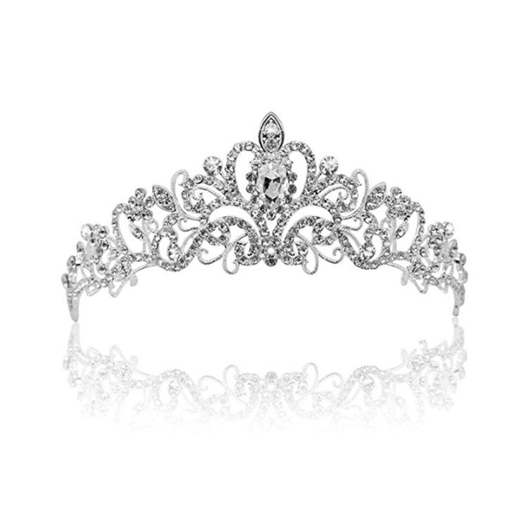 G2888 Crystal Diamond Wedding Party Braided Hair Crown Show Headband, Color: Silver White
G2888 Crystal Diamond Wedding Party Braided Hair Crown Show Headband, Color: Silver White