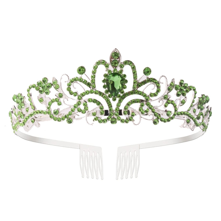 G2888 Crystal Diamond Wedding Party Braided Hair Crown Show Headband, Color: Light Green
G2888 Crystal Diamond Wedding Party Braided Hair Crown Show Headband, Color: Light Green