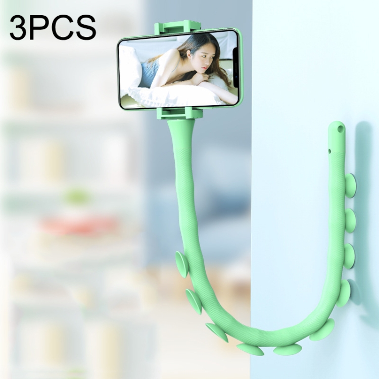 3PCS Caterpillar Mobile Phone Stand Magic Suction Cup Bedside Desktop Bracket(Green)
3PCS Caterpillar Mobile Phone Stand Magic Suction Cup Bedside Desktop Bracket(Green)