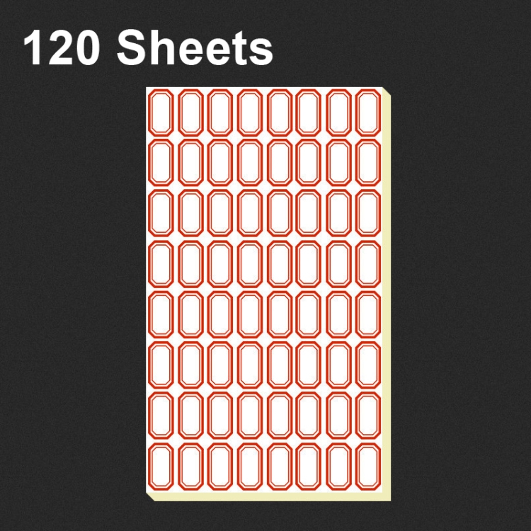 2 Bags Handwritten Self-adhesive Small Label Stickers, Specification: 4621 Red 26x15mm
2 Bags Handwritten Self-adhesive Small Label Stickers, Specification: 4621 Red 26x15mm