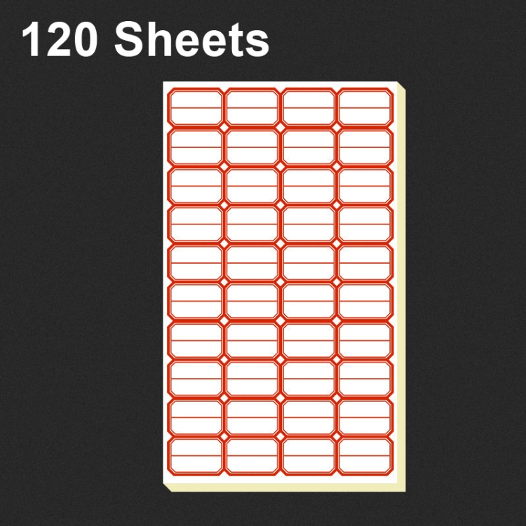 2 Bags Handwritten Self-adhesive Small Label Stickers, Specification: 4623 Red 28x20mm
2 Bags Handwritten Self-adhesive Small Label Stickers, Specification: 4623 Red 28x20mm