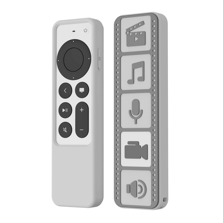 Silicone Remote Controller Waterproof Anti-Slip Protective Cover For Apple TV 4K 2021(Gray White)
Silicone Remote Controller Waterproof Anti-Slip Protective Cover For Apple TV 4K 2021(Gray White)
