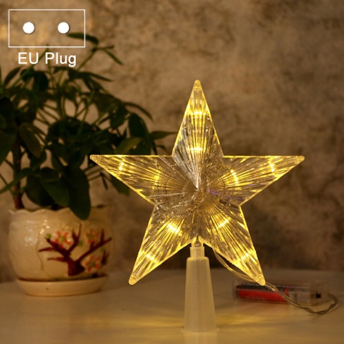 Christmas Tree Top Light LED Glowing Star Lights, Size: Small EU Plug(Warm White)
Christmas Tree Top Light LED Glowing Star Lights, Size: Small EU Plug(Warm White)