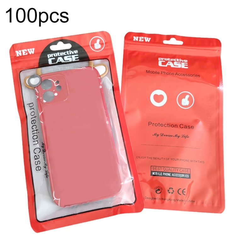 100PCS Phone Case Plastic Self-Sealing Pearl Packaging Bags, Size: 12x21cm (Red)
100PCS Phone Case Plastic Self-Sealing Pearl Packaging Bags, Size: 12x21cm (Red)