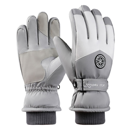 1 Pair Outdoor Cycling Sports Cold and Windproof Warm Finger Gloves, Style: Letter Type (Gray White)
1 Pair Outdoor Cycling Sports Cold and Windproof Warm Finger Gloves, Style: Letter Type (Gray White)