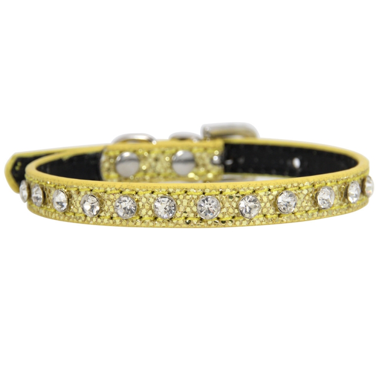 1.0 x 30cm Glitter Diamond Cat Neck Collar Decorative Supplies, Color: Diamond Gold
1.0 x 30cm Glitter Diamond Cat Neck Collar Decorative Supplies, Color: Diamond Gold