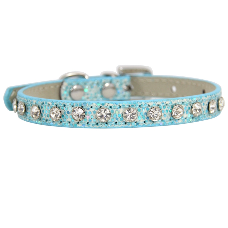 1.5 x 30cm Glitter Diamond Cat Neck Collar Decorative Supplies, Color: Diamond Sky Blue
1.5 x 30cm Glitter Diamond Cat Neck Collar Decorative Supplies, Color: Diamond Sky Blue