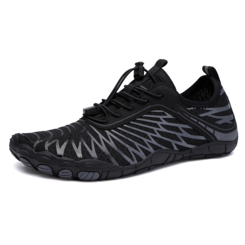 

Mens Boys Water Shoes Quick Dry Aqua Socks Barefoot Beach Shoes Comfort Swim Sneakers, Size: 40(Black)
